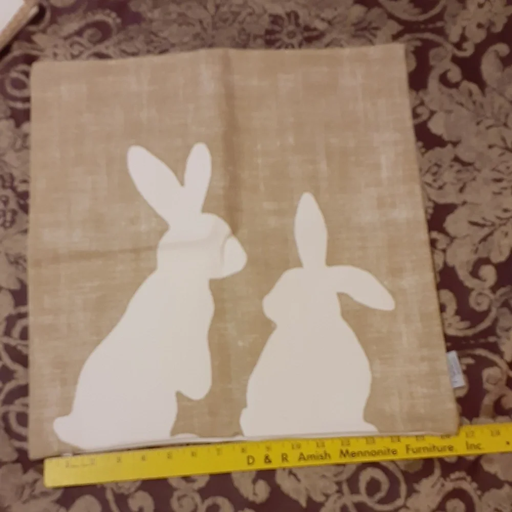 Bunny Rabbit Pillow Covers Set of 4